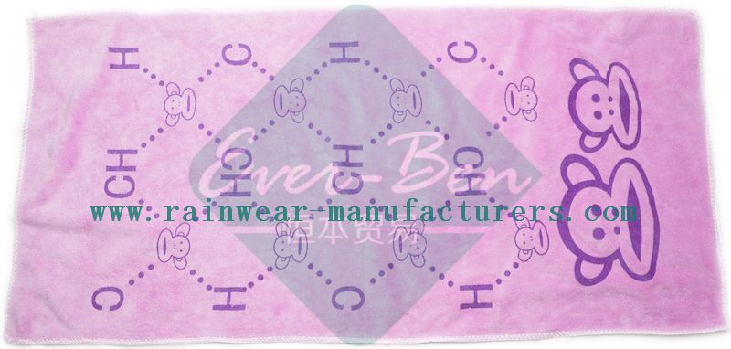 big microfiber towels with printing patterns